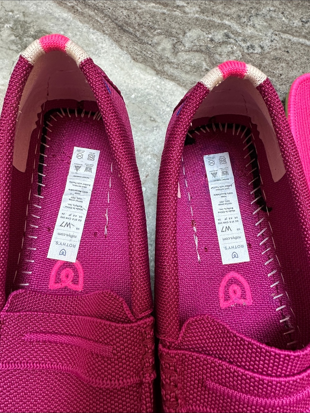 Rothy’s The Driver Loafers in Raspberry - Picture 6 of 8